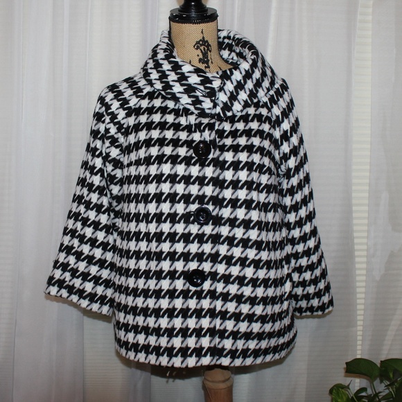 Jackets & Blazers - Classical hounds tooth checkered jacket